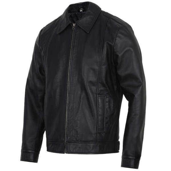 Suede Leather Jacket - Image 3