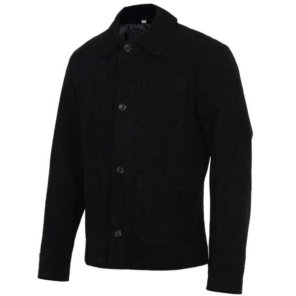 Black Trucker jacket - Image 3