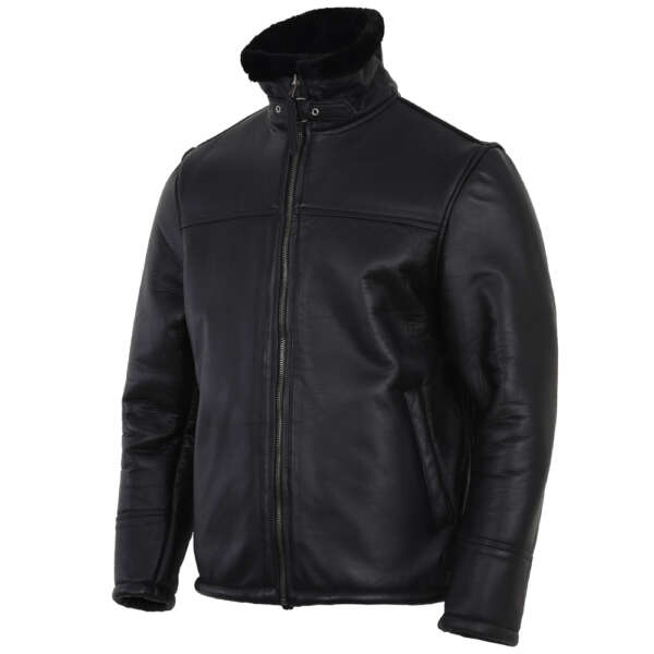 black leather jacket - Image 3