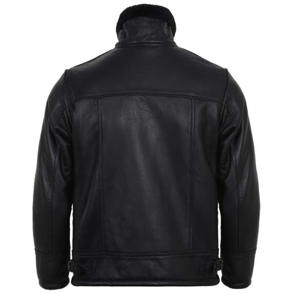 black leather jacket - Image 4