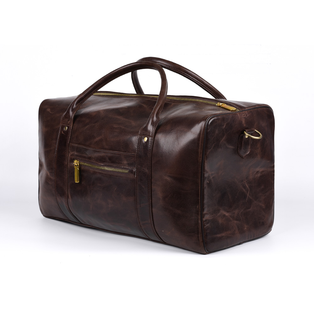 Brown Leather Travel Bag